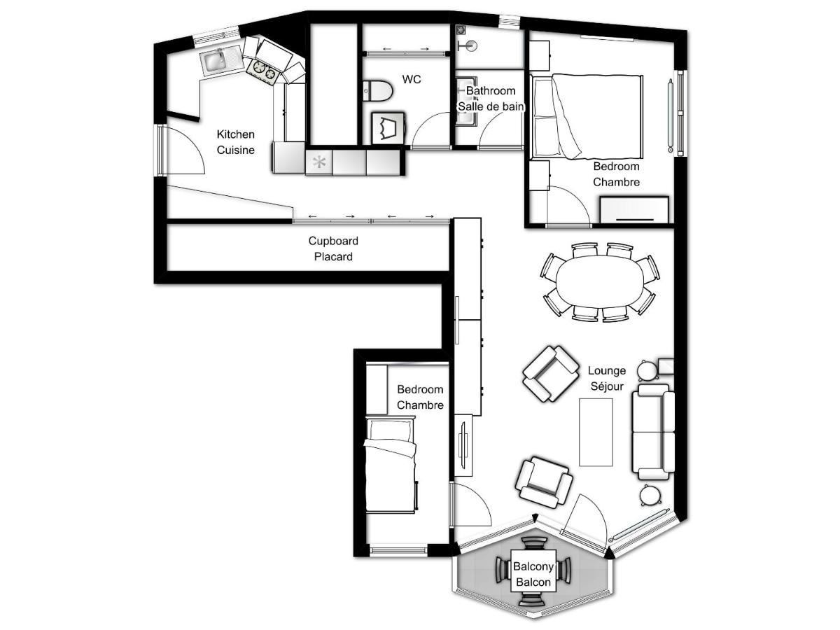 Le Beausite C Apartment - Chamonix All Year Екстериор снимка